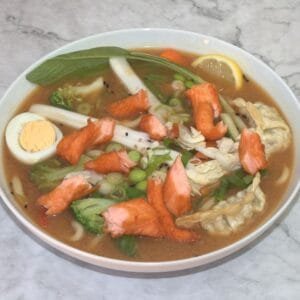Salmon Ramen Soup
