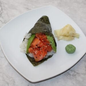 Spicy Salmon Hand Roll